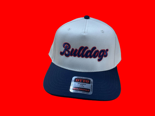 Hat | Cream/Navy | Bulldogs