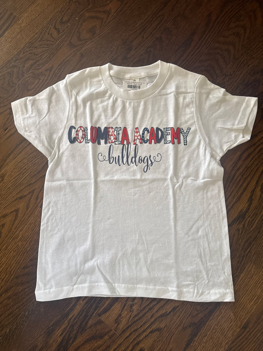 Columbia Academy Bulldogs tee