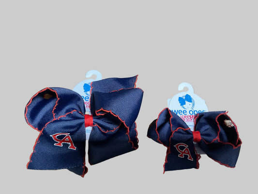 Custom Embroidered CA Medium/King Bow