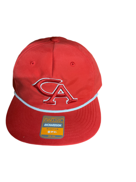 Red CA Rope Hat