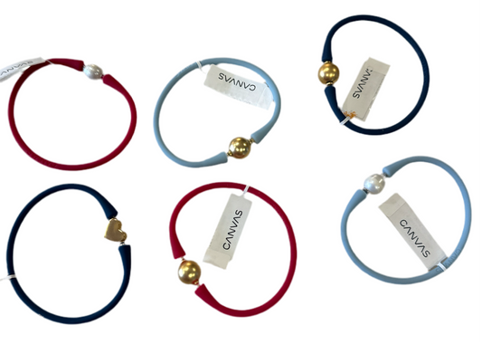 Canvas Silicone Bracelets