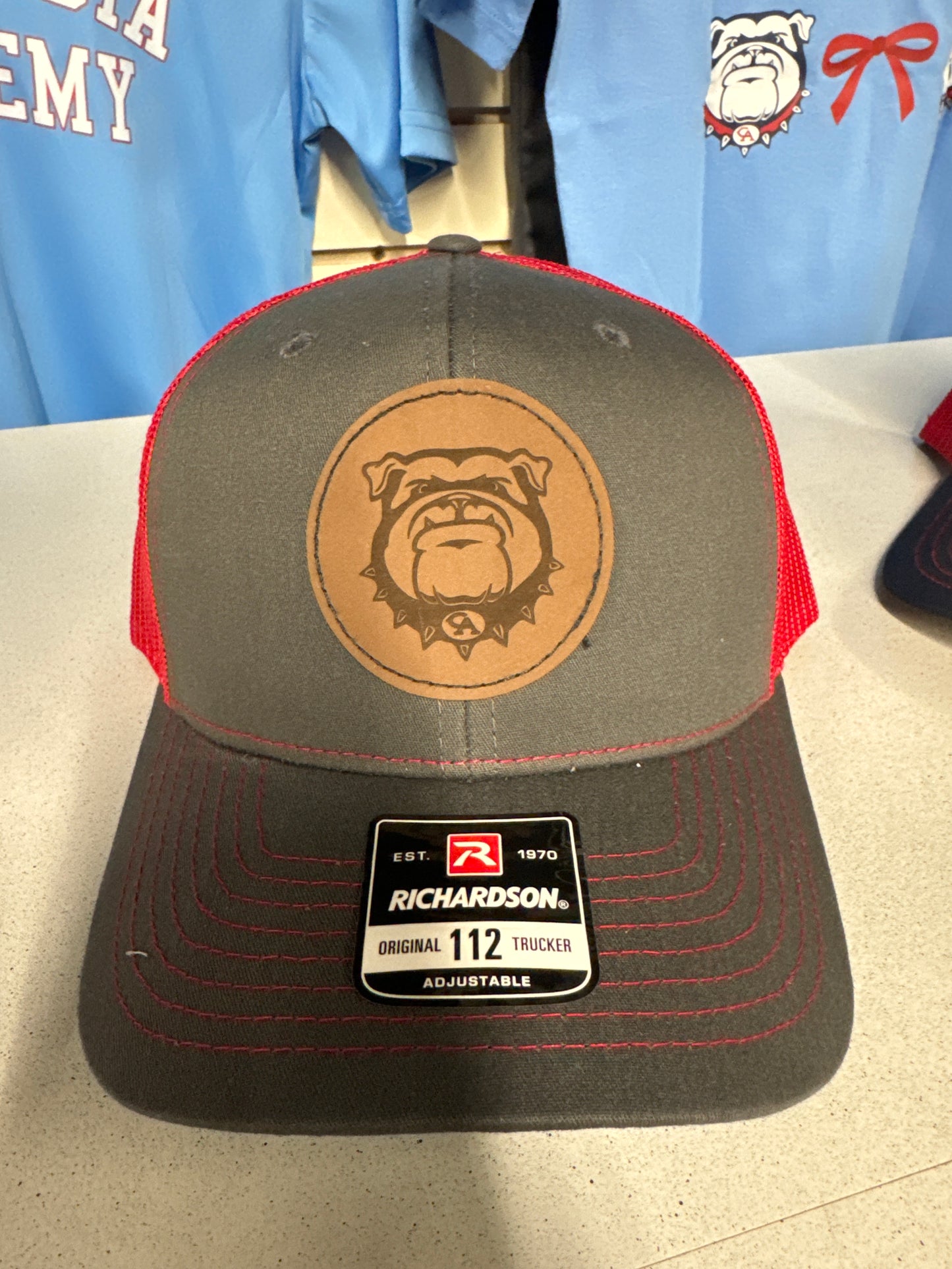 Trucker Hats with Bulldog Leather Patch