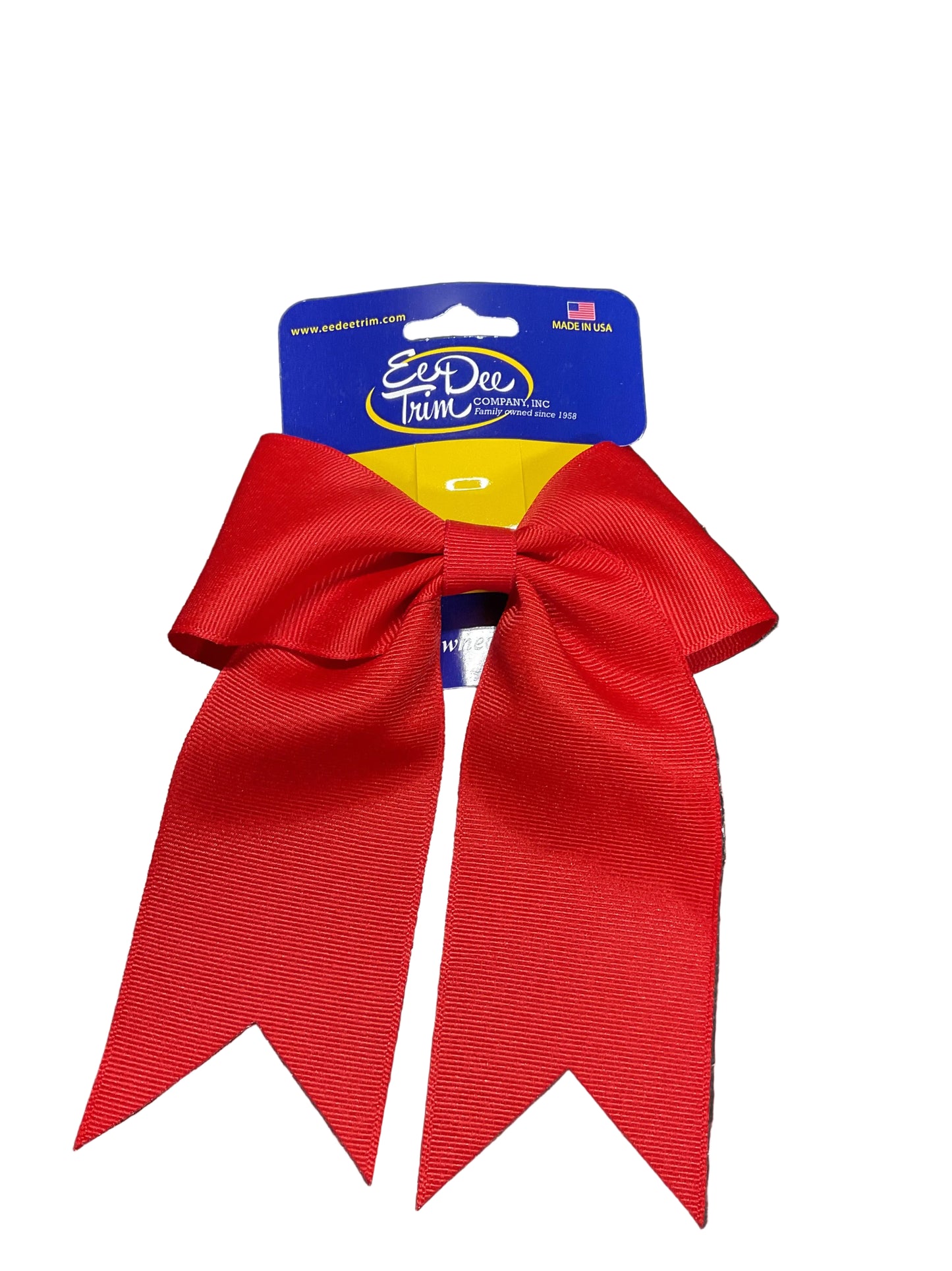 Red Cheer Ribbon Bow FBE158