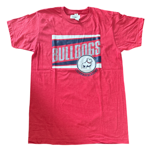 Adult Heather red tee