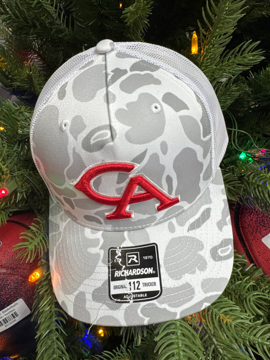 Camo Hat | White