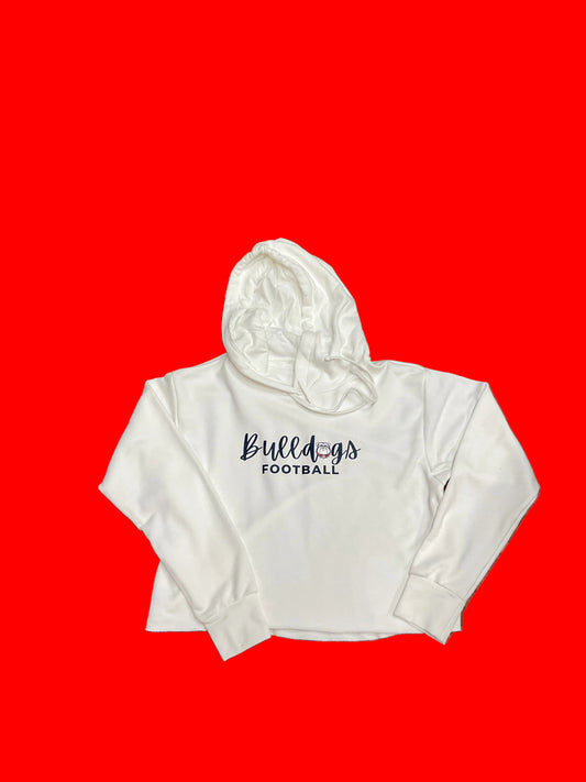Adult | Raw Edge Hoodie | White