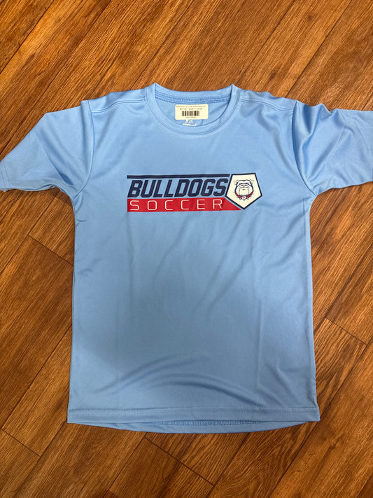 Bulldog Soccer youth performance tee