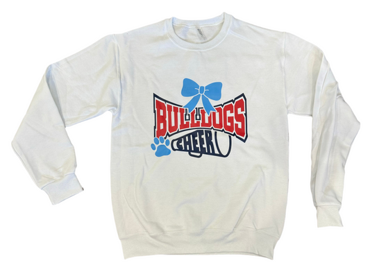 Bulldogs Cheer Crew Neck