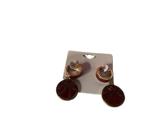 Hoop sport earrings