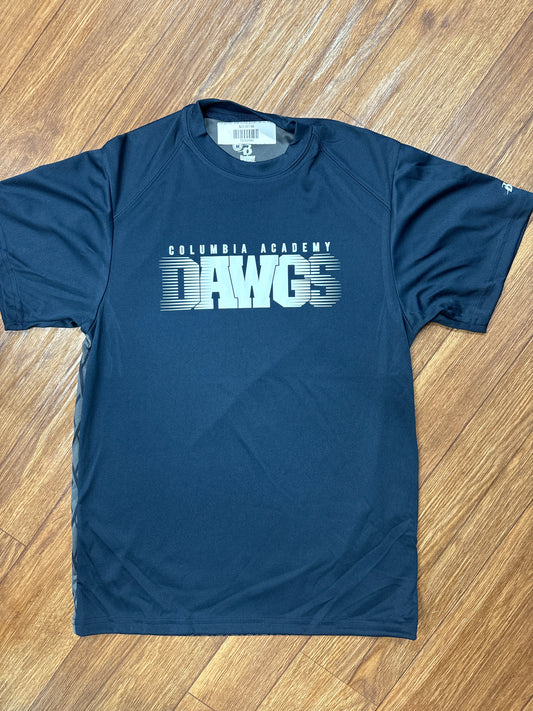 Graphite and Navy youth dri-fit shirt