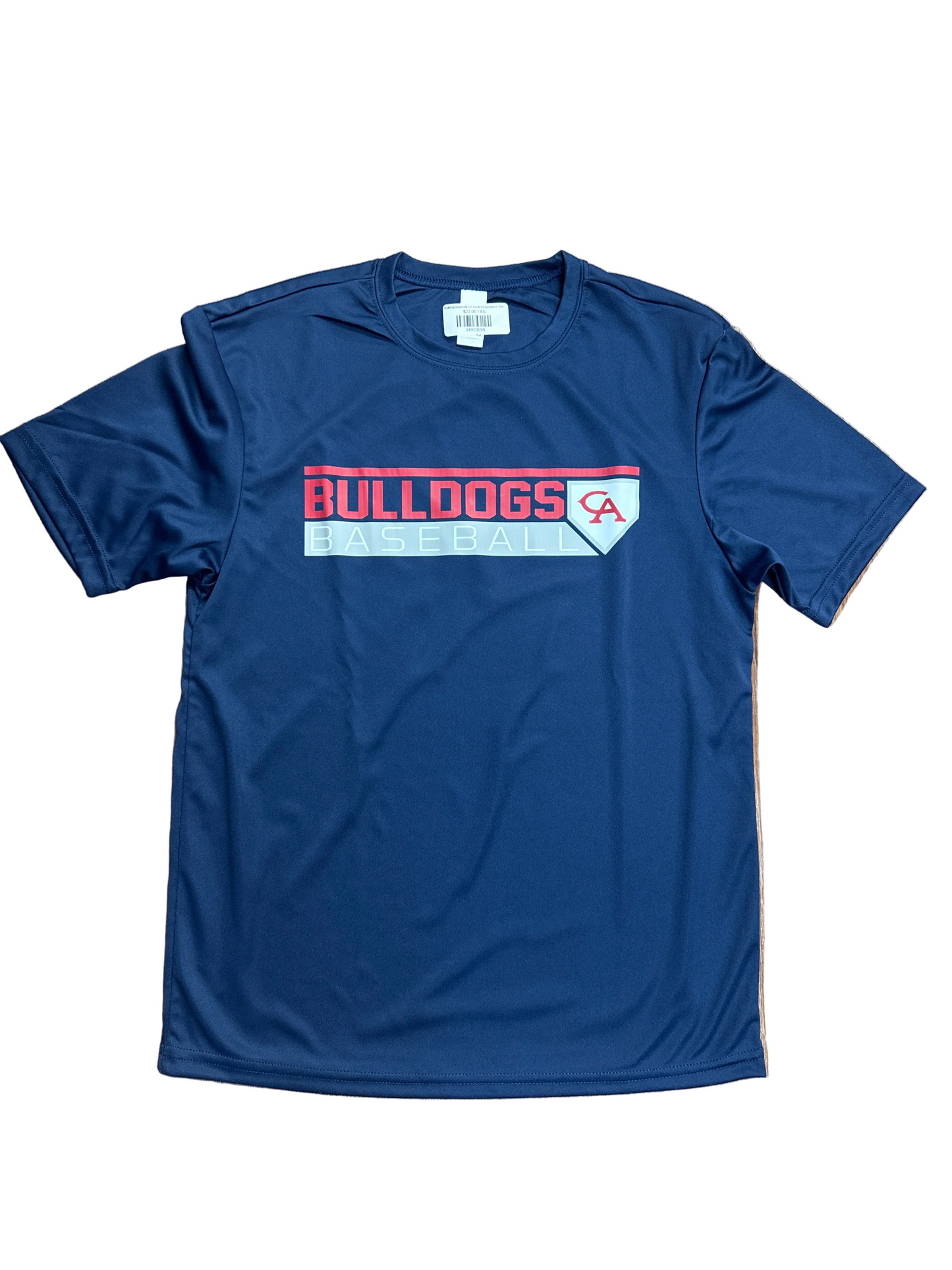 Bulldog Baseball CA Adult Performance S/S