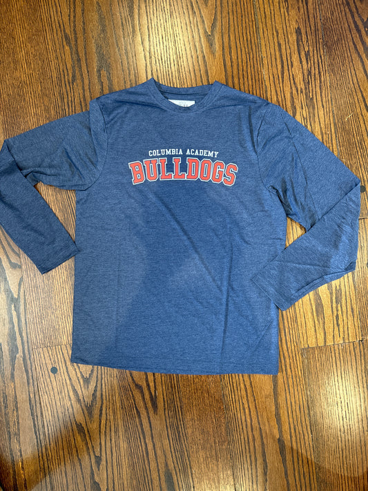 Long Sleeve Navy Tee CA Bulldogs