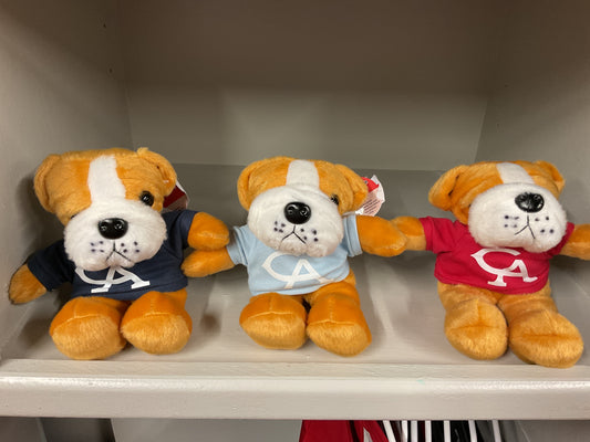 Plush Bulldogs with a CA T-shirt!