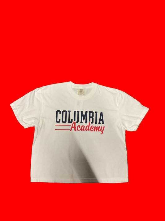 Ladies | Boxy Tee Columbia | White