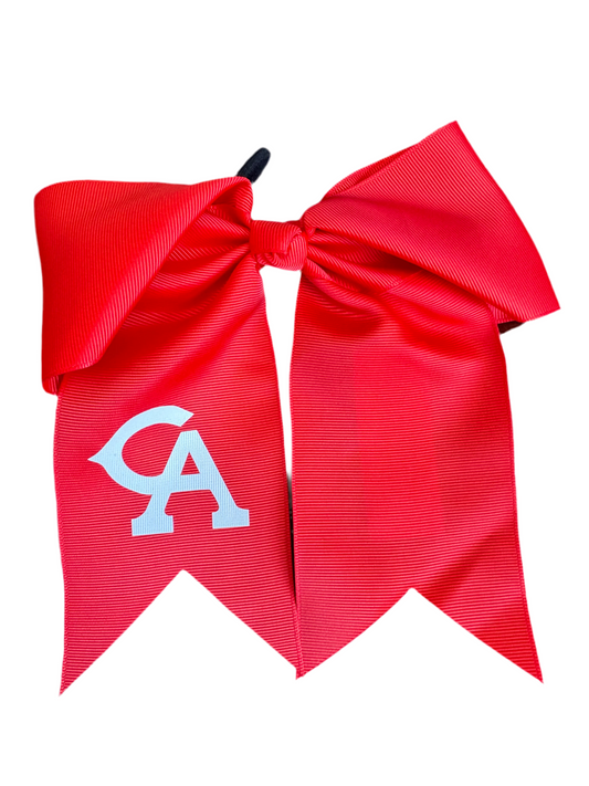 Red Tail Bow with CA Logo