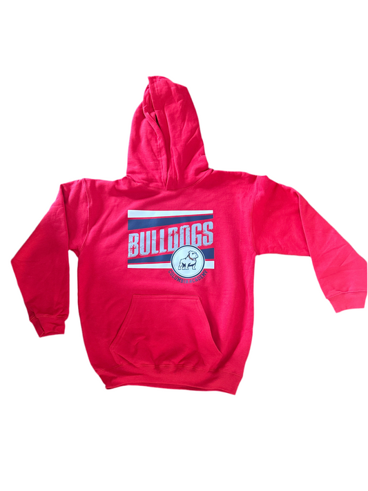 Youth Red Hooded Sweatshirt