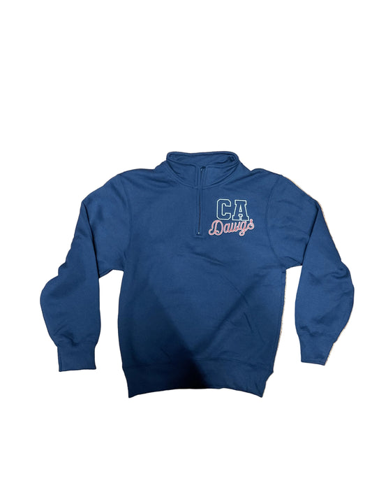 Youth | Navy embroidered  1/4 Zip