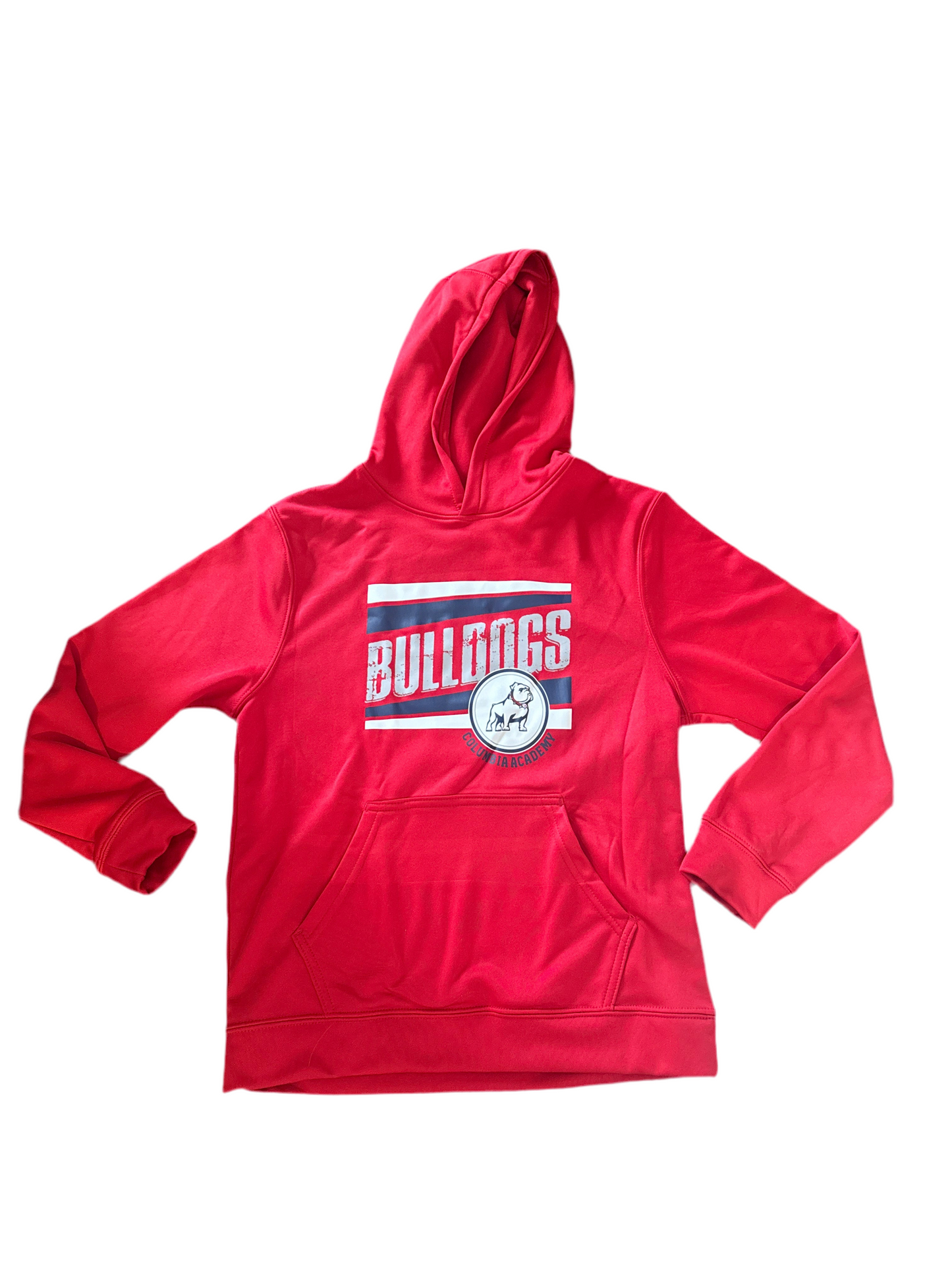 Youth Performance Red Hooded Sweathsirt