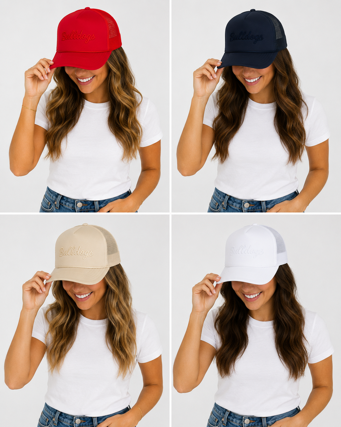 Bulldogs Script Trucker Hat