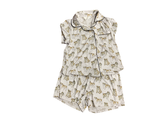 Adult Bulldog Sleep Short Sets