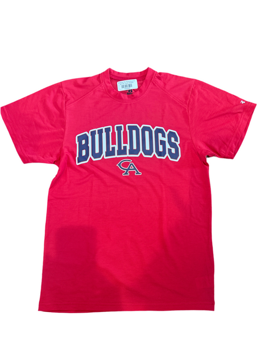 Youth Red Tee with Bulldogs CA