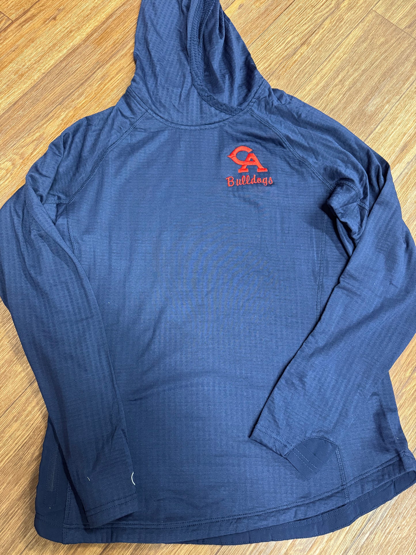 Ladies Lightweight hoodie with thumbs