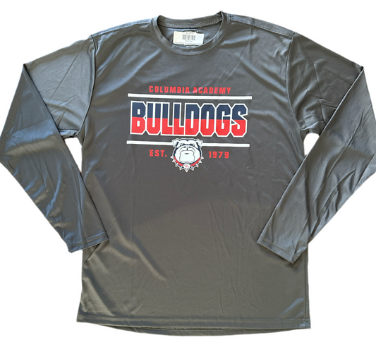Long Sleeve Gray Performance Shirts