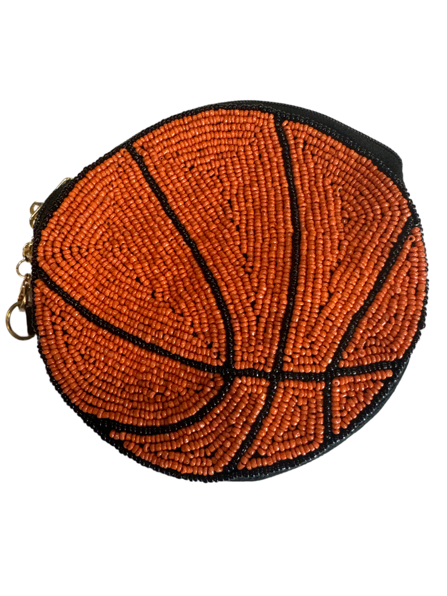 Beaded Sports Coin Pouch