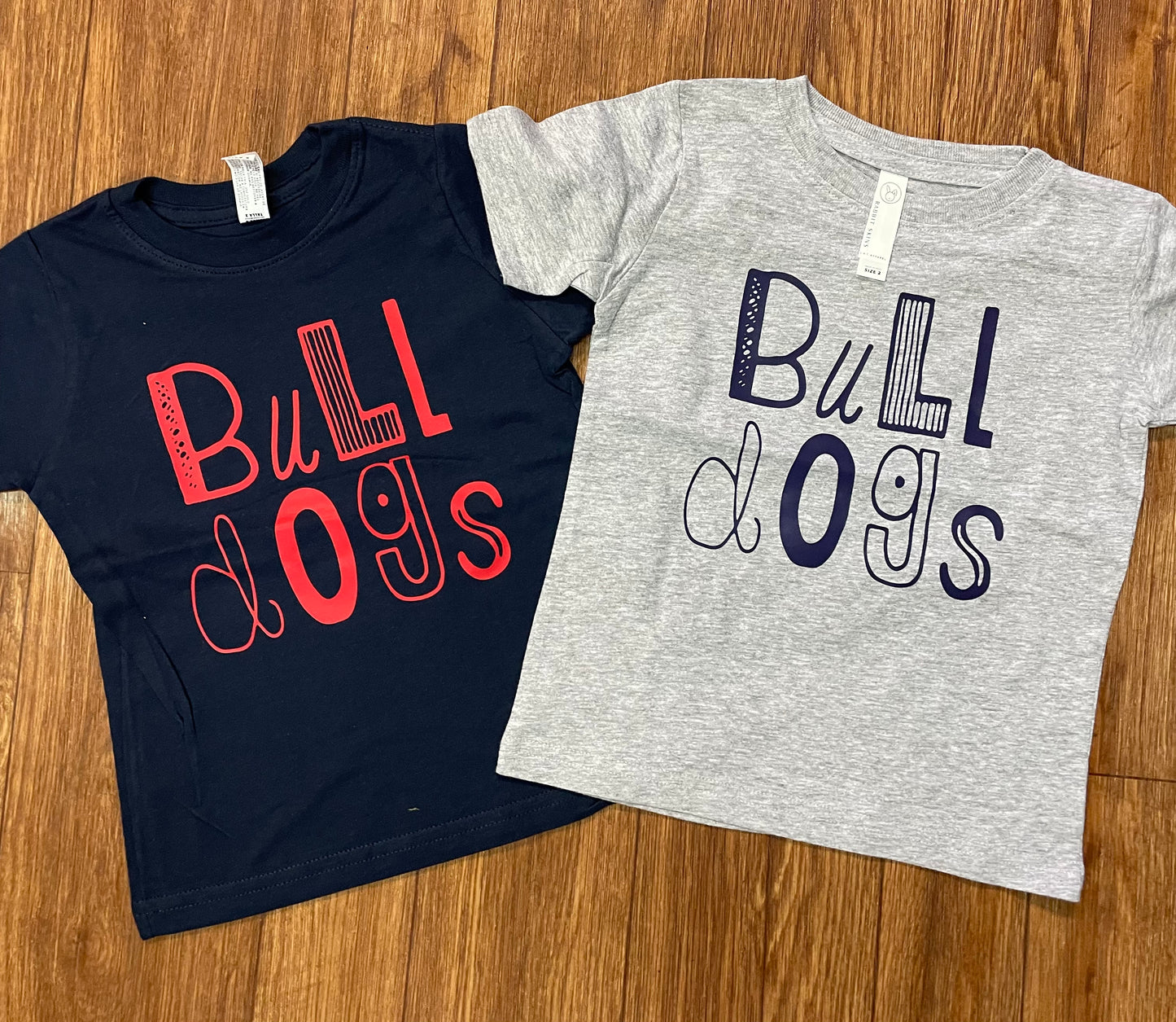 Fun Font Bulldogs T-Shirt