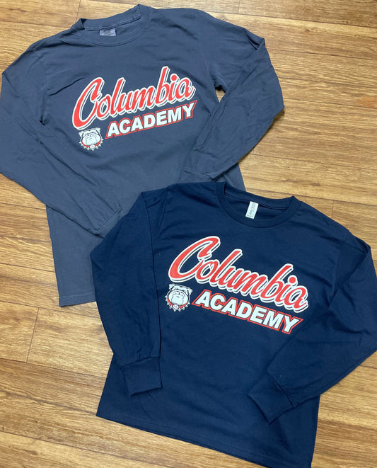 Columbia Academy Bulldog Long Sleeve T-Shirt