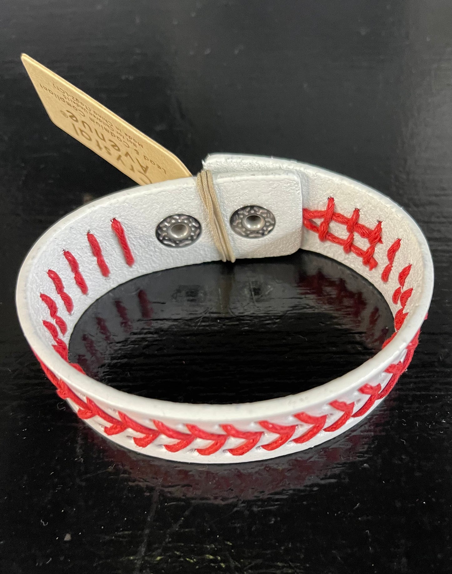 Baseball Snap Bracelet