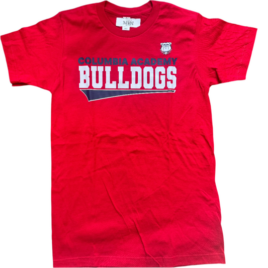 Adult Red Columbia Academy Tee