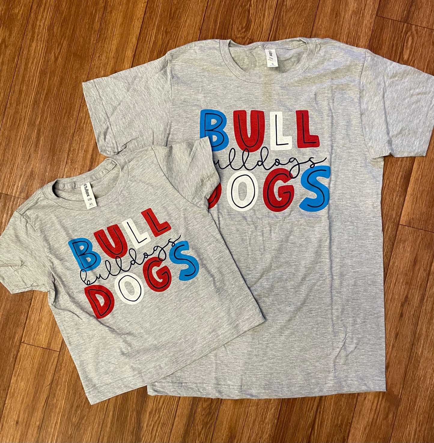 Fun Bulldogs Grey T-Shirt