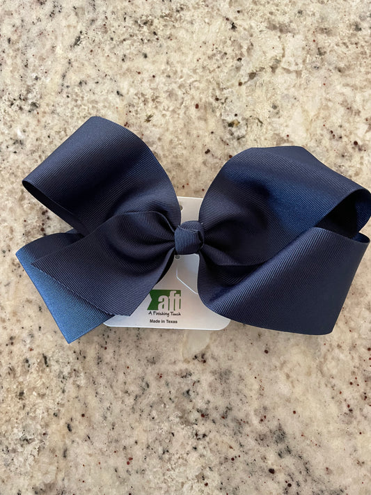 Uniform Large Navy Bow