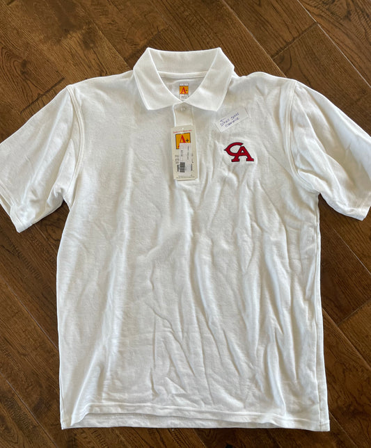 Clearance White Adult Large Polo