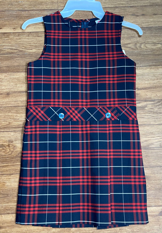 Uniform Girl's Plaid Jumper #1393