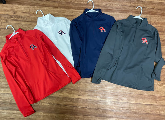 Adult Sport Tek 1/4 Zip Pullover | White